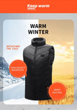 21 Heated Vest Zones Electric Heated Jackets Men Women Sportswear Heated Coat Graphene Heat Coat USB Heating Jacket For Camping