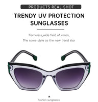 Sexy Cat Eye Sunglasses Women Men Big Frame 2024 Luxury Brand Vintage Fashion Cateye Sun Glasses Ladies Leopard Shades Eyewear