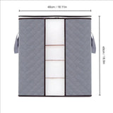 Large Capacity Non-Woven Storage Box - Clothing and Bedding - Semitransparent - Durable