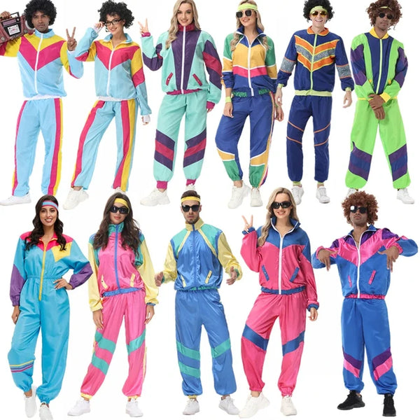 80s Disco Hippie Costume Set