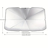 Car Front Windshield Sunshade Umbrella – Summer Sun Protection & Interior Cooler