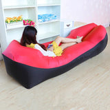 Fast Inflatable Air Sofa Bed Good Quality Sleeping Bag Inflatable Air Bag Lazy Bag Beach Sofa 240*70cm Jack's Clearance