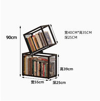 Rotating Bookshelf Organizer – Stylish Storage for Books & Magazines