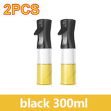 Oil Spray Bottle for Cooking – 200/300/500ml Olive Oil & Vinegar Sprayer with Brush