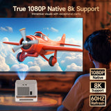 Magcubic HY350Max 900ANSI Projector – Android 14, 1080P, 8K Support, WiFi6, BT5.4