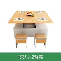 Lift-Top Nordic Coffee Table – Modern Storage Organizer