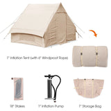Inflatable Waterproof Camping Tent - 5-8 Person