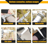 Multifunction Folding Pliers Pocket Knife Pliers Outdoor Camping Survival Hunting Tools Stainless Steel Multi-tool Pocket Knife