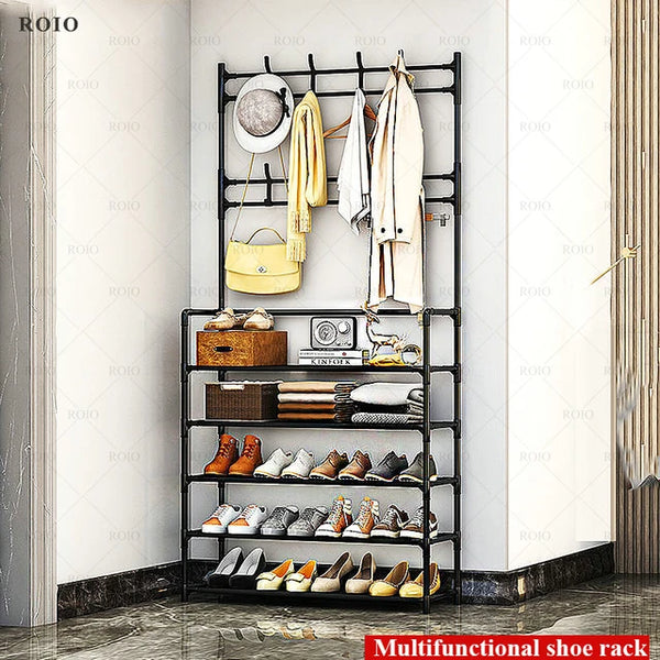 Multi-layer Shoe Rack & Coat Hanger Jack's Clearance