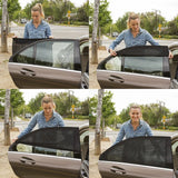 Car Sun Window Shade - Universal UV Protection Visor Shield, Side and Rear Window Cover