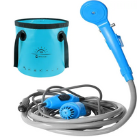 Portable Camping Shower 12v Car Cigarette lighter Handheld Outdoor Camp Shower Pump for Travel Camp Hiking Pet Shower Car Wash