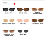 Retro Small Frame Cat Eye Sunglasses for Women 2021 Luxury V  Sun Glasses Men Fashion Jelly Sunglasses with Metal Hinges