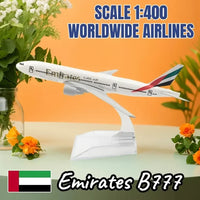 1:400 Scale Diecast Aircraft Model - Boeing & Airbus Airlines from Around the World
