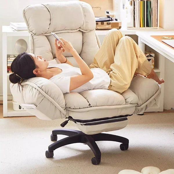 Velvet Kids' Office Chair with Wheels – Comfy Throne for Reading & Study