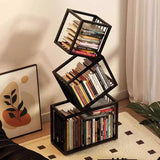 Rotating Bookshelf Organizer – Stylish Storage for Books & Magazines