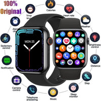 Smart Watch Wireless Charging Smartwatch Bluetooth Calls Watches Men Women Fitness Bracelet Custom Watch Face For Apple Phone