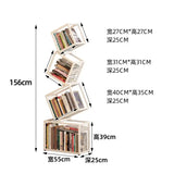 Rotating Bookshelf Organizer – Stylish Storage for Books & Magazines
