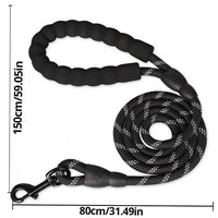Reflective Dog Belt Pet Reflective Silk Traction Rope Reflective Nylon Suture at Night Dog Walking Rope Jack's Clearance