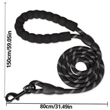 Reflective Dog Belt Pet Reflective Silk Traction Rope Reflective Nylon Suture at Night Dog Walking Rope Jack's Clearance