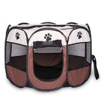 Foldable Pet Tent Kennel - Easy Outdoor Shelter for Dogs & Cats