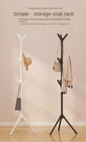 Mobile Floor Standing  Multi HookClothes Rack Tree Branch Shape  and Convenient Coat Rack for Home Living Room Clothing Storage