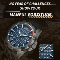 Men’s NAVIFORCE Quartz Watch – Sport, Leather, Waterproof
