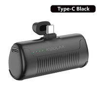 KUULAA Mini Power Bank 4500mAh - Portable Charger for iPhone 14/13/12/11 Pro Max & Samsung/Xiaomi