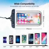 Waterproof Swimming Phone Pouch Universal Case Underwater Dry Bag Compatible with iPhone Samsung Galaxy Pixel Jack's Clearance