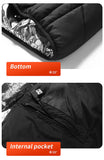 21 Heated Vest Zones Electric Heated Jackets Men Women Sportswear Heated Coat Graphene Heat Coat USB Heating Jacket For Camping