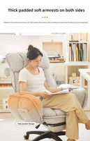 Velvet Kids' Office Chair with Wheels – Comfy Throne for Reading & Study
