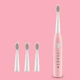 Powerful Ultrasonic Electric Toothbrush - USB Charge - Rechargeable Tooth Brush - Electronic Whitening Teeth Brush"