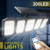 Outdoor Solar Lights - LED Motion Sensor Wall Lamp, Waterproof Spotlight