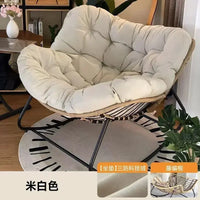 Human Bird Nest Rattan Weaving Rocking Chair Leisure Sofa Home Balcony Single Lazy Sofa Rocking Chair Rattan Chair Can Sleep