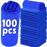 Lint-Free Microfiber Cleaning Cloths – Super Absorbent & Reusable for Car Windows