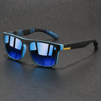 Fashion Vintage Square Sports Sunglasses For Men Women Fishing Driving Man Brand Designer Sun Glasses Anti-Glare Eyewear UV400