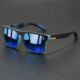 Fashion Vintage Square Sports Sunglasses For Men Women Fishing Driving Man Brand Designer Sun Glasses Anti-Glare Eyewear UV400