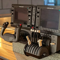 Simulated flight comprehensive avionics display panel 10.4-inch LCD instrument