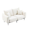 Ava 2 Seater Sofa (White)