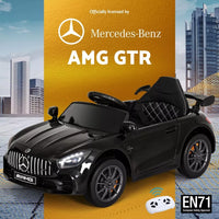 Kids Ride On Car Mercedes-Benz AMG GTR Electric Toy Cars 12V Black