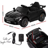 Kids Ride On Car Mercedes-Benz AMG GTR Electric Toy Cars 12V Black
