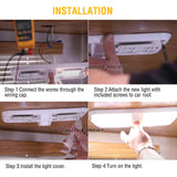 12/V RV Interior LED Ceiling Light Boat Camper Trailer Caravan Double Dome Light