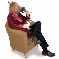 Horse Head Mask Latex Creepy Animal Costume Jack's Clearance