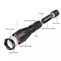 Topcom 3W Zoomable UV Light Ultraviolet Torch Jack's Clearance