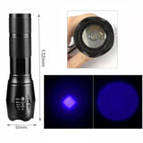 Topcom 3W Zoomable UV Light Ultraviolet Torch Jack's Clearance