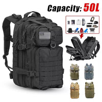 50L Large Capacity Military Tactical Backpack Jack's Clearance