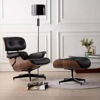 Furgle Modern Classic Replica Lounge Chair with Ottoman Jack's Clearance