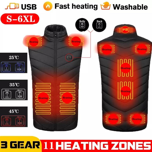 USB Electric Heated Vest Jacket Jack's Clearance