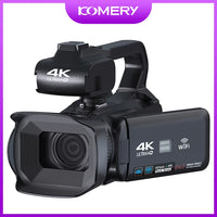 KOMERY YouTube Camcorder 4K Ultra HD camera Camcorders 64MP Streaming Camera 4.0"Touch Screen Digital Video Camera Jack's Clearance