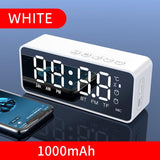 Wireless Bluetooth Speaker Small Mini Alarm Clock Portable Cannon Mini Voice Broadcast the Card Instert Vehicular Audio System Jack's Clearance