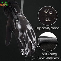 Outdoor Winter Gloves Waterproof Moto Thermal Fleece Lined Resistant Touch Screen Non-slip Motorbike Riding Jack's Clearance